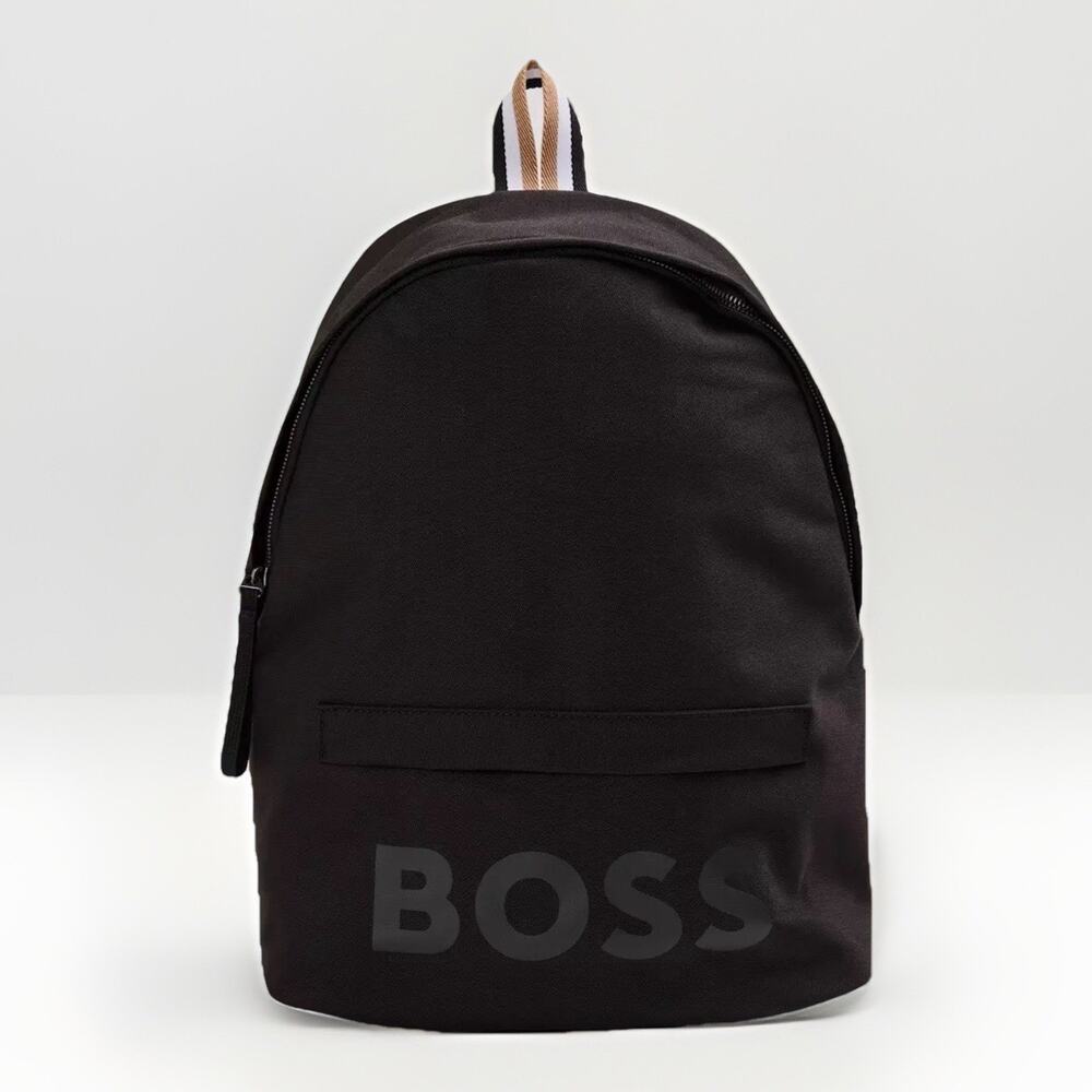 NWT BOSS 17” PIXEL Ripstop Logo Backpack Padded Zip Laptop Travel Urban EDC BLK